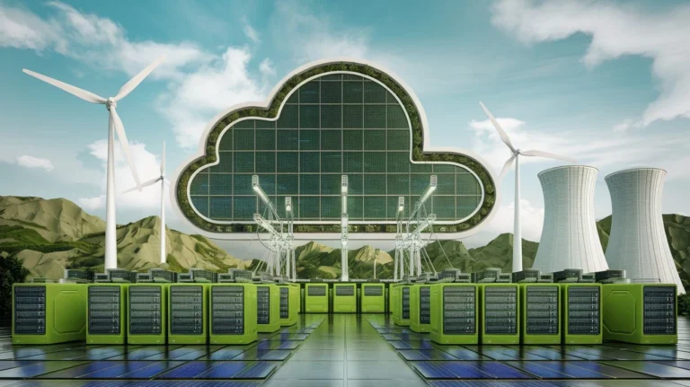 Green Cloud computing innovations driving sustainability in 2025 with renewable energy and AI efficiency